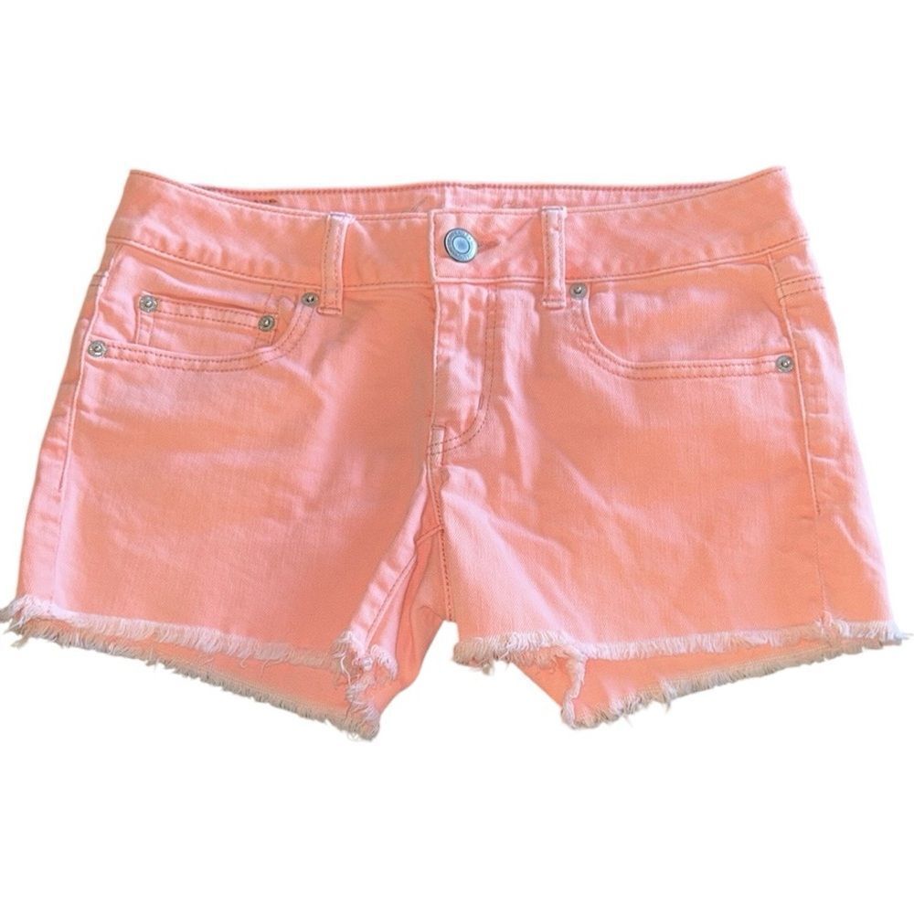 American Eagle Outfitters Orange Jean Shorts